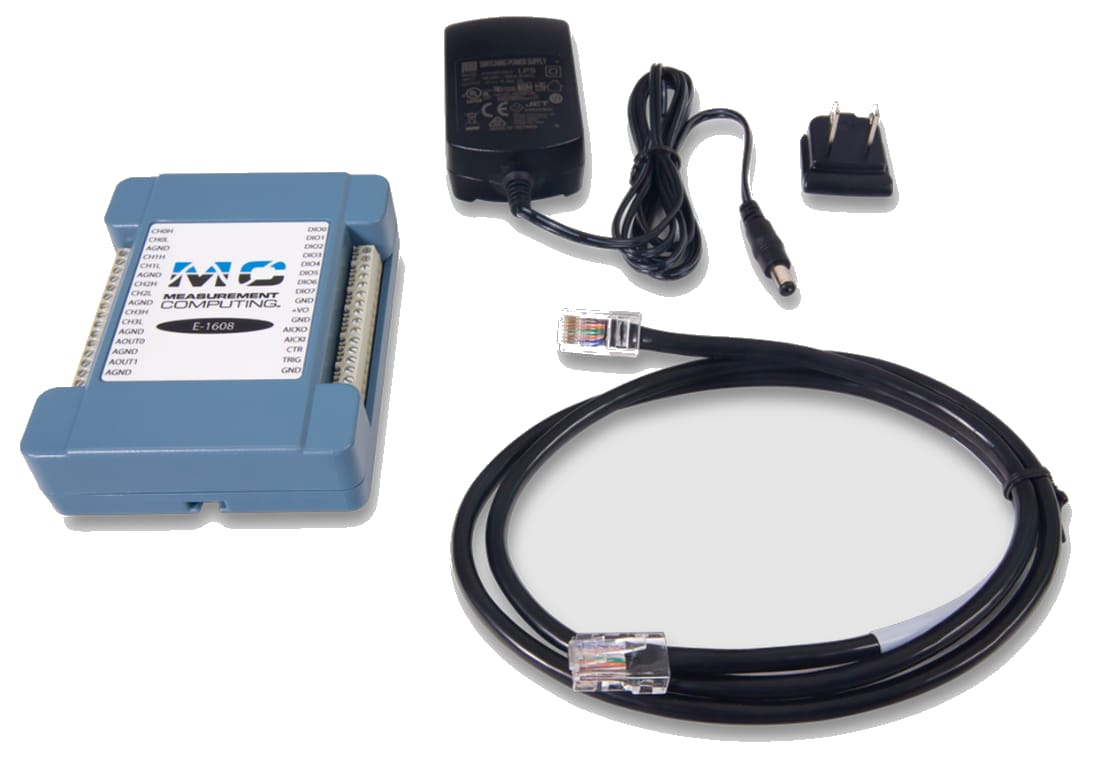 Digilent MCC E-1608 Multifunction Ethernet DAQ Device